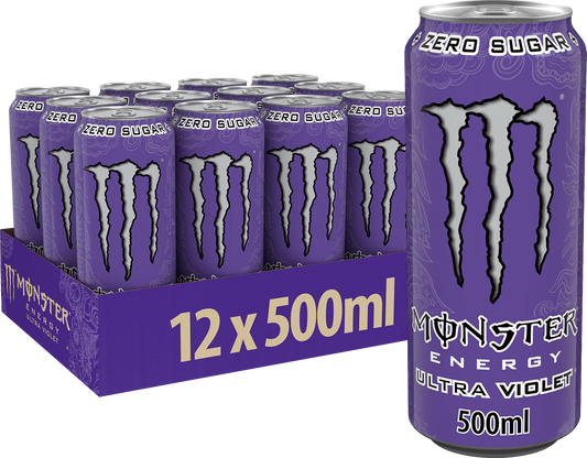 Monster Ultra Violet Tray 12 x 500ML