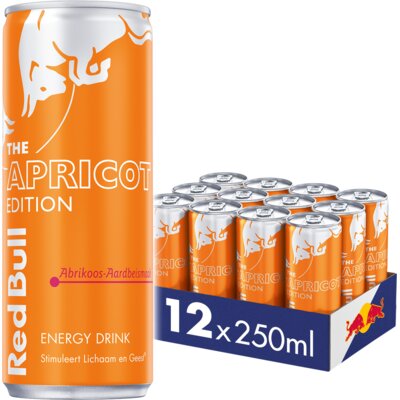 Red Bull Abrikoos Aardbei Tray 12 x 250ML