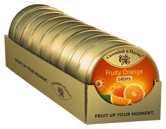 Cavendish & Harvey Fruity Orange 9 x 200 Gram