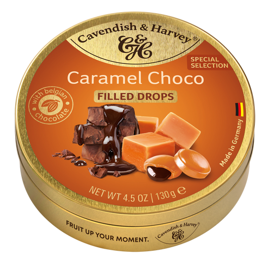 Cavendish & Harvey Caramel Chocolade 130 Gram