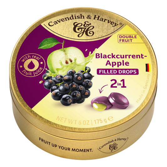 Cavendish & Harvey Doublefruit Blackcurrant Apple 175 Gram
