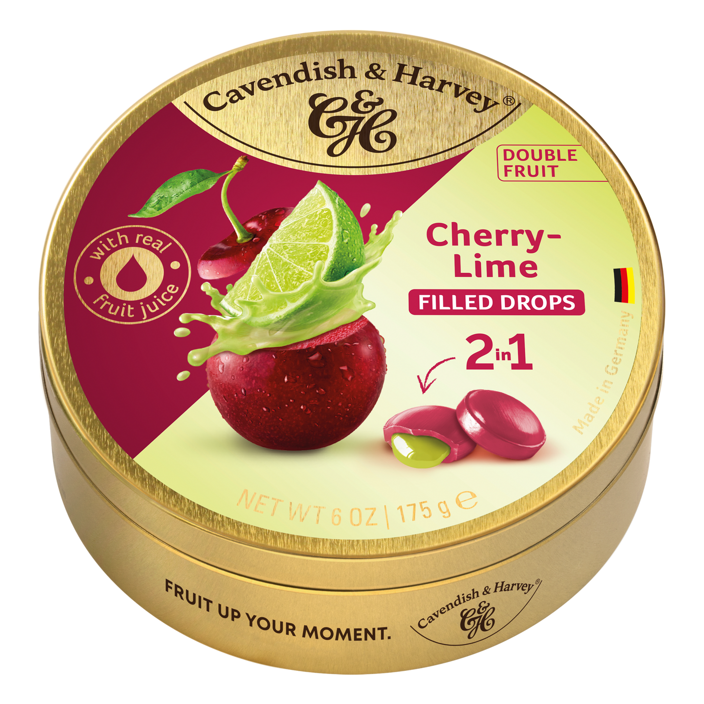 Cavendish & Harvey Doublefruit Cherry Lime 175 Gram