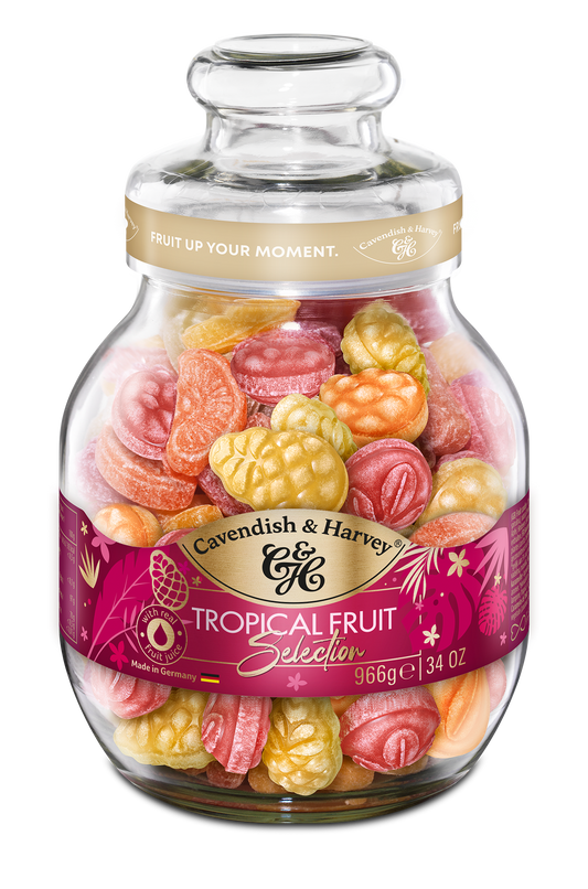 Cavendish & Harvey Snoeppot Tropical Zuurtjes 6 x 966 Gram