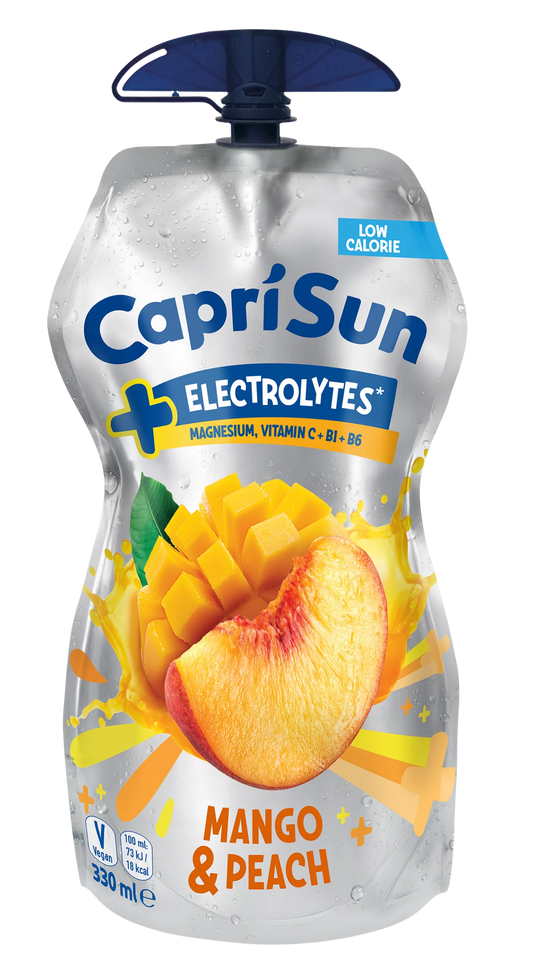 Capri-Sun Elektrolytes Mango & Peach 330ML