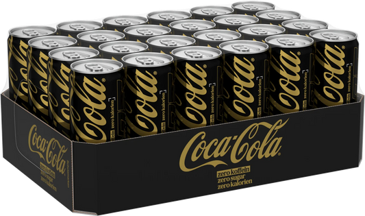 Coca Cola Zero Cafeïne Tray 24 x 33CL