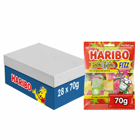 Haribo Pasta Frutta Fizz Doos 28 x 70 Gram