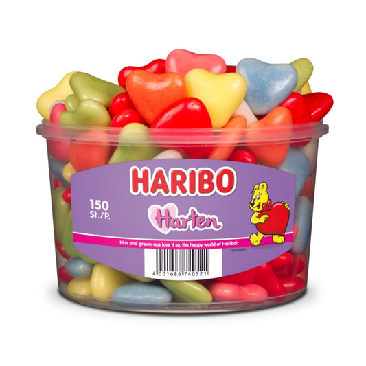 Haribo Schuim Harten 150 Stuks
