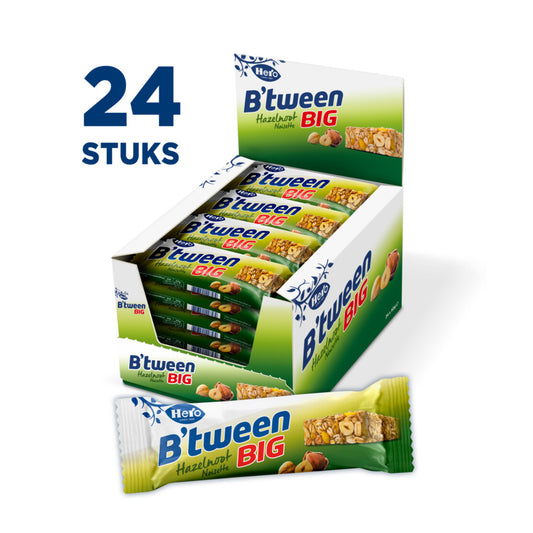 Big B'tween Hazelnoot Doos 24 x 50 Gram