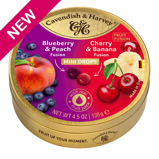 Cavendish & Harvey Blueberry/Peach & Cherry/Banana 130 Gram