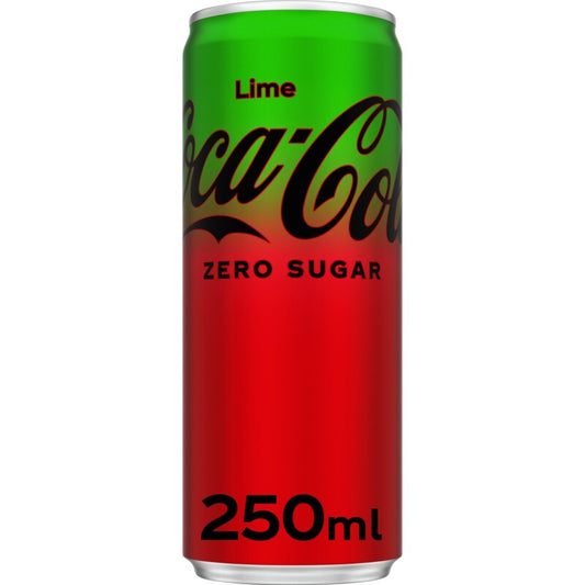 Coca Cola Lime Zero Tray 12 x 25CL