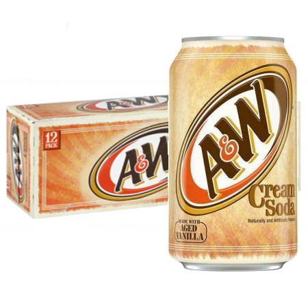 A&W Cream Soda 12x355ml
