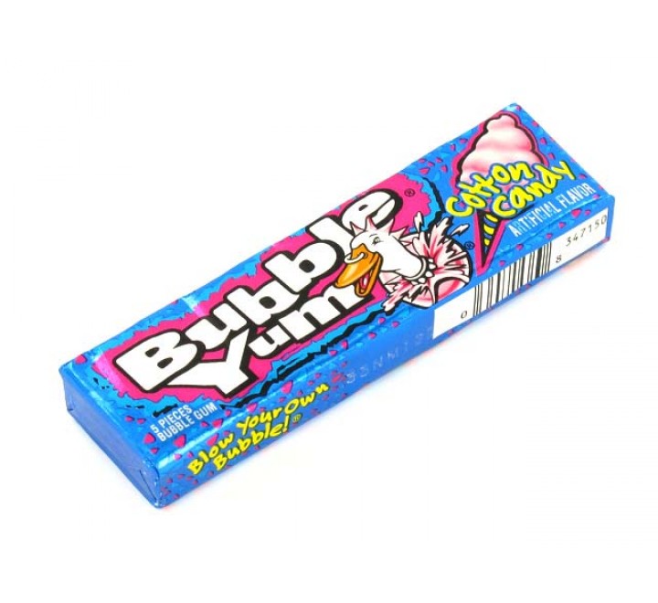Bubble Yum Cotton Candy Doos -18 x 40 Gram