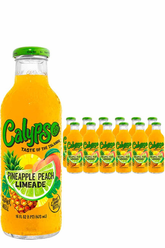 Calypso Pineapple Peach Lemonade 12 x 473ml