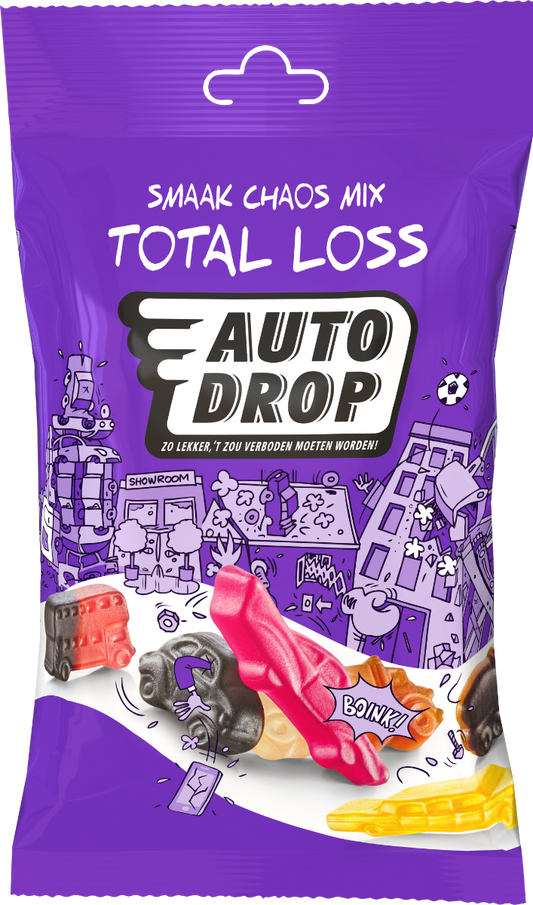 Autodrop Smaak Chaos Mix Total Loss Snackpack (85 gram)