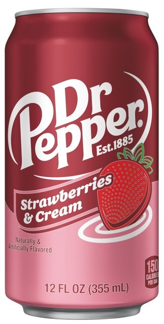 Dr Pepper Strawberry & Cream 12x355ML