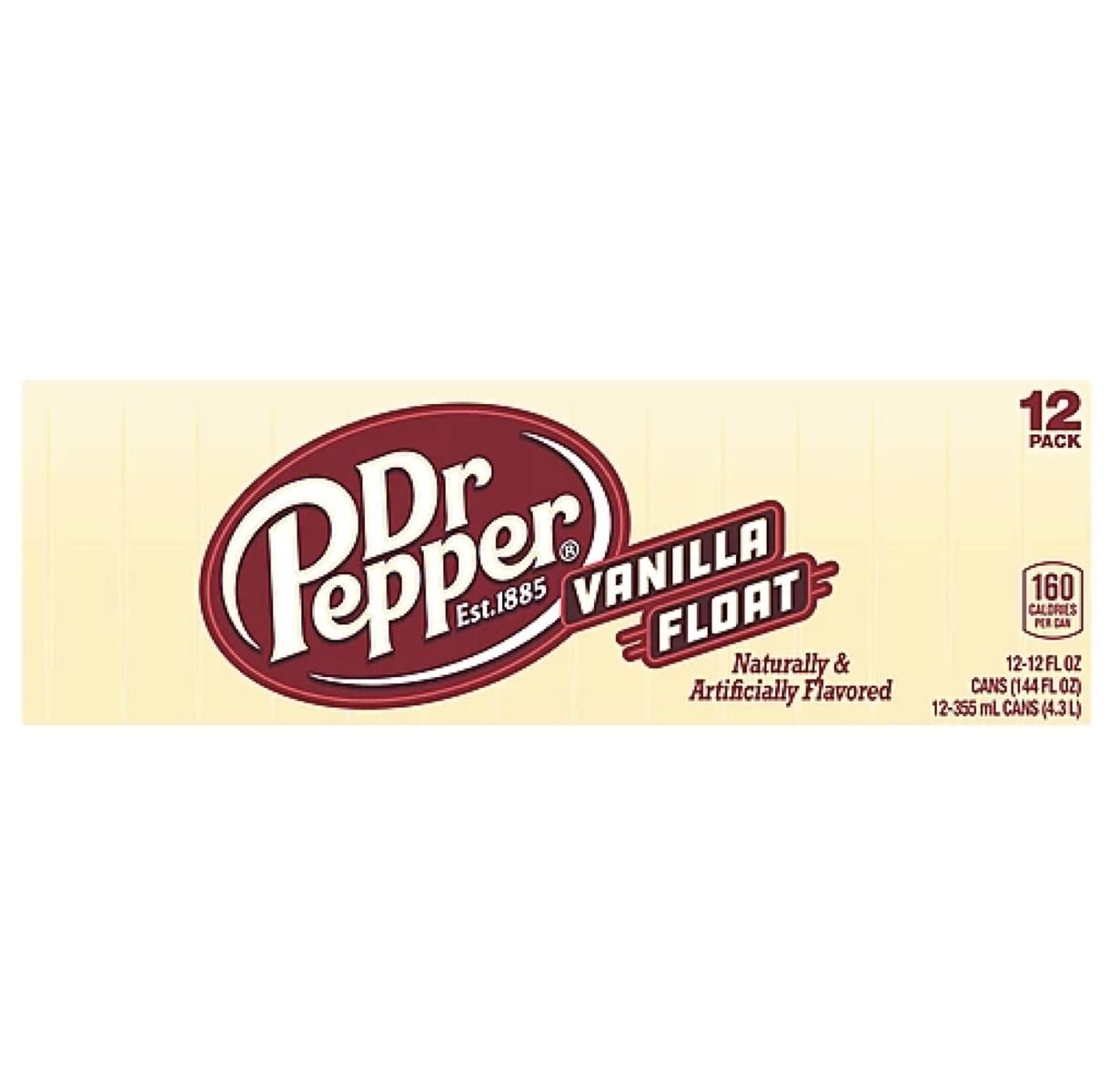 Dr Pepper Vanilla Float 12x355 ml