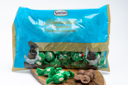 Melk Pralines Donker Groene Wikkel 1 Kilo