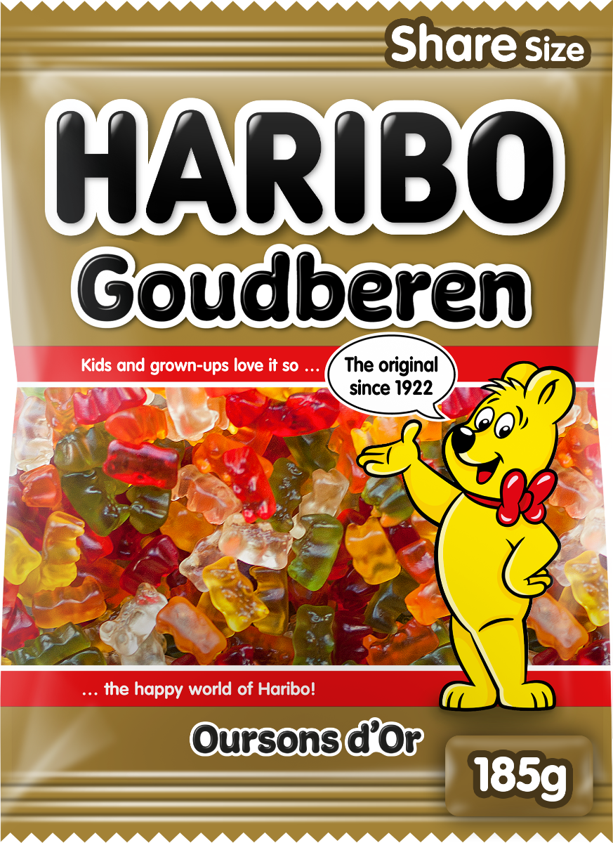 Haribo Goudberen 185 Gram