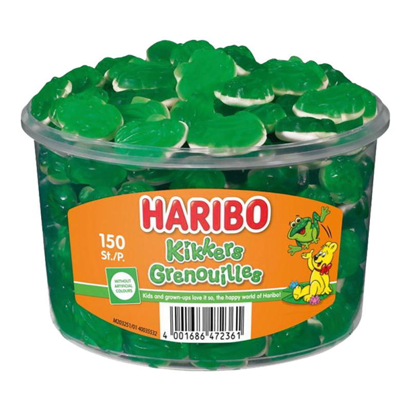 Haribo Kikkers 150 Stuks
