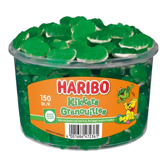 Haribo Kikkers 150 Stuks