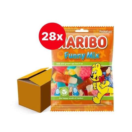 Haribo Funny Mix Doos 28 x 75 Gram