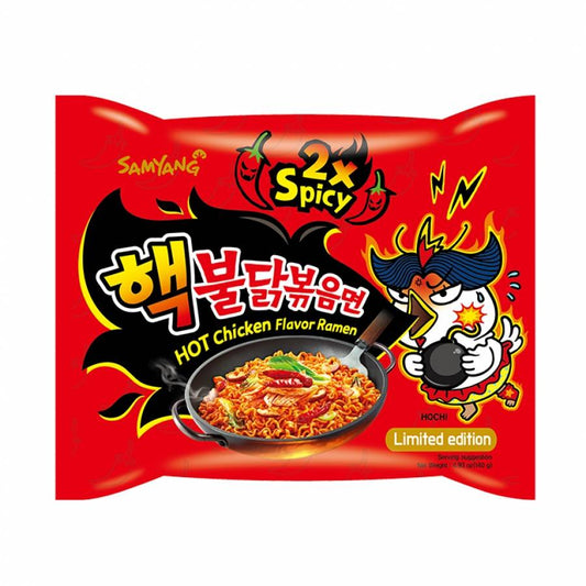 Samyang Spicy & Hot Chicken Noodles 140 Gram (2x Spicy)