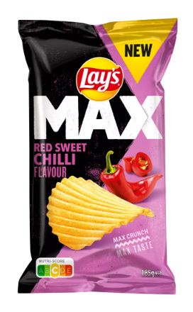 Lays Max Red Sweet Chili 185 Gram