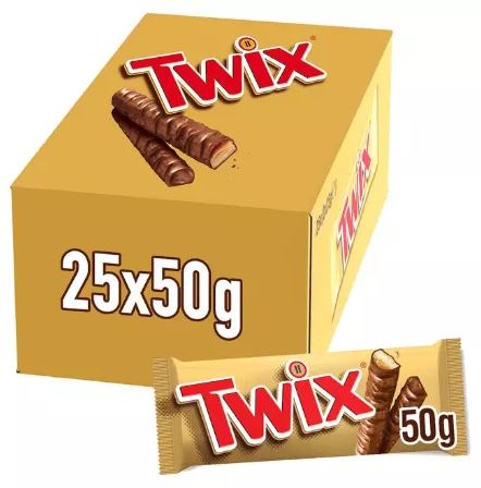 Twix Single 25 x 50 Gram