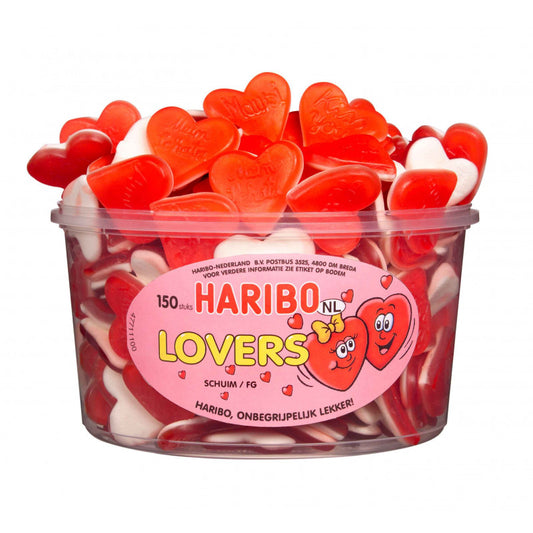 Haribo Lovers Harten Foam 150 Stuks
