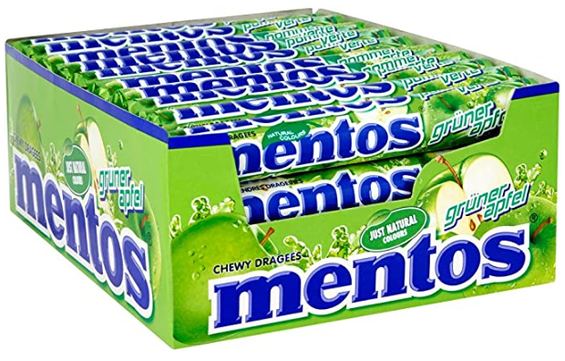 Mentos Rol Apple Doos - 40 Stuks