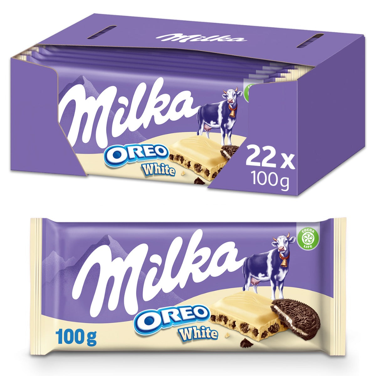 Milka Oreo White 22 x 100 Gram