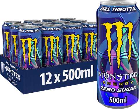 Monster Full Throttle Tray 12 x 500ML