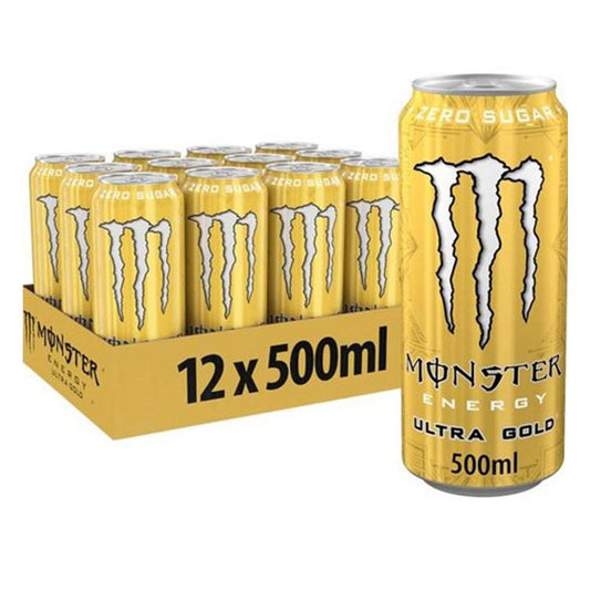Monster Ultra Gold Tray 12 x 500ML