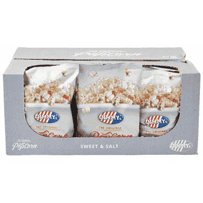 Jimmy's Popcorn Zoet & Zout Mini Zakjes 21 x 22 Gram