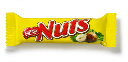 Nuts Chocolade Reep Single 42 Gram