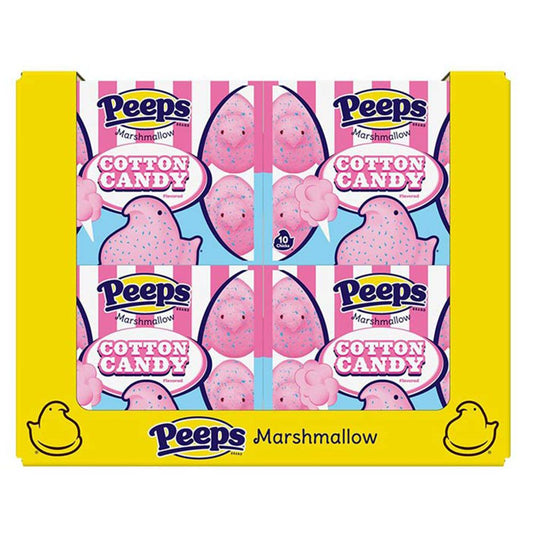 10 Cotton Candy Marshmallow Chicks Doos - 36 x 85 Gram