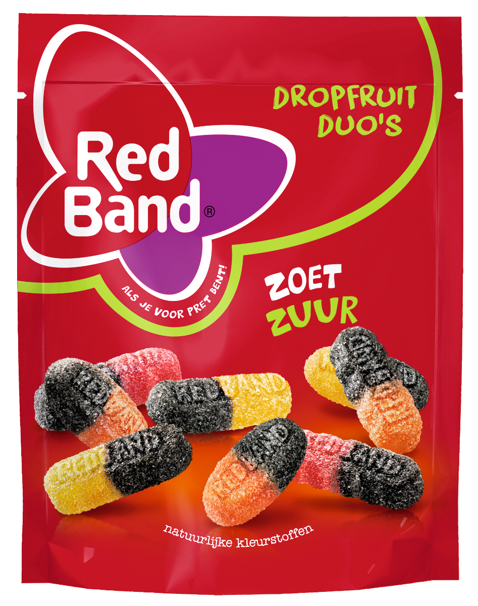Red Bang Magic Drop Fruit Duo's Zoet Zuur 250 Gram