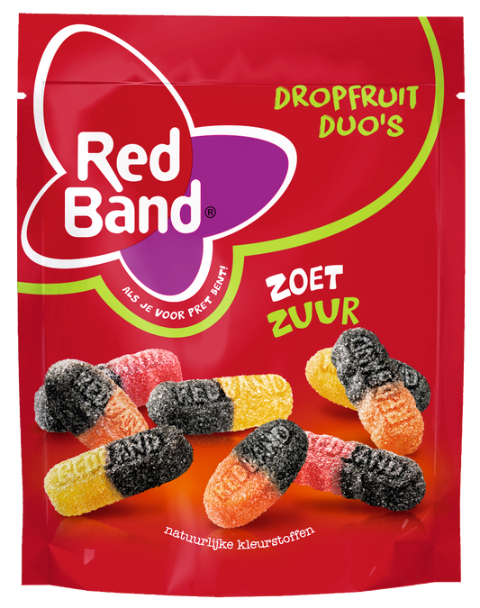Red Bang Magic Drop Fruit Duo's Zoet Zuur 250 Gram
