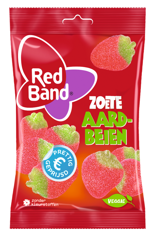 Red Band Gesuikerde Aardbeien 180 Gram