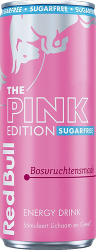 Red Bull Pink Edition Bosvruchten Suikervrij 250ML