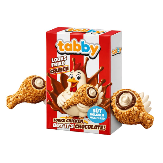 Tabby Crunchy Chicken Chocolate 50 Gram