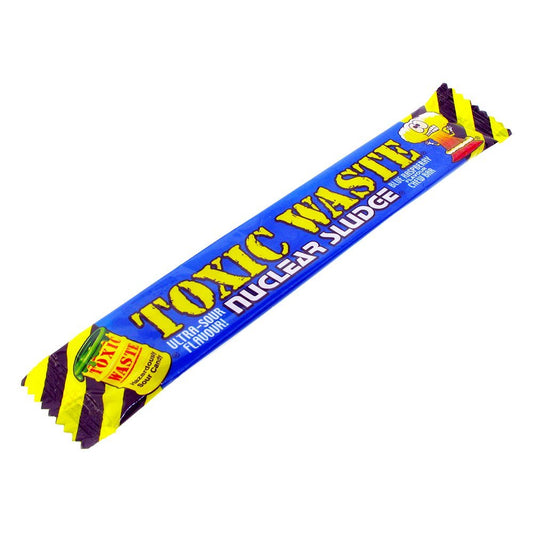 Toxic Waste Sour Blue Raspberry Chew Bar - 1 Stuk