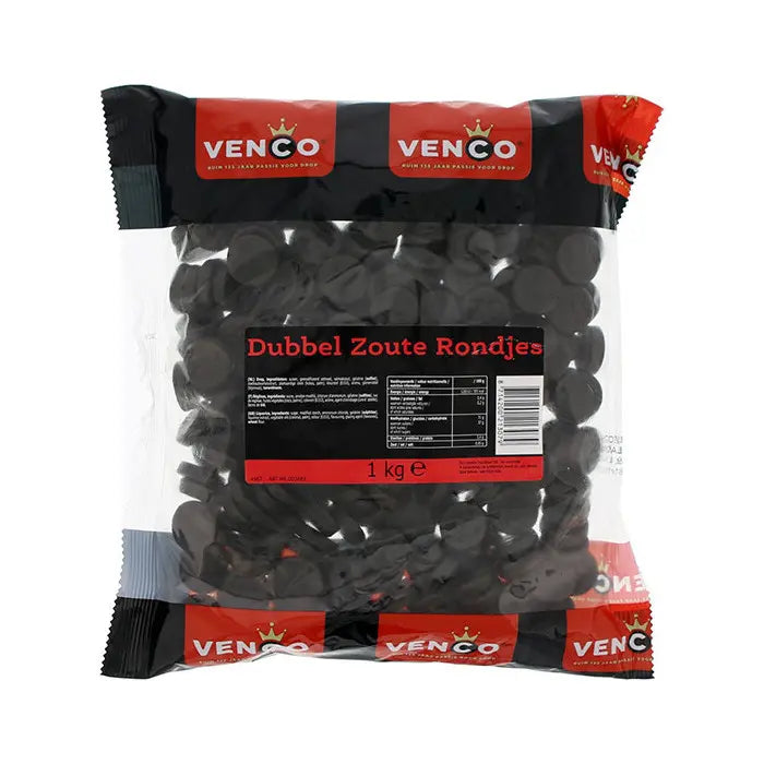 Venco Dubbelzoute Rondjes 1 Kilo