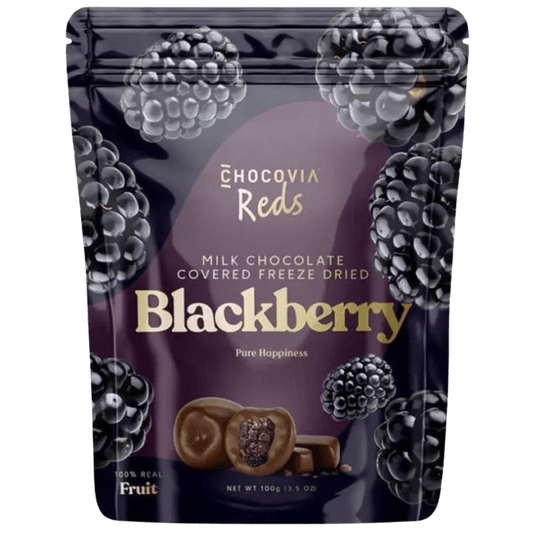 Freeze Dried Blackberry Milk Choc 100 Gram